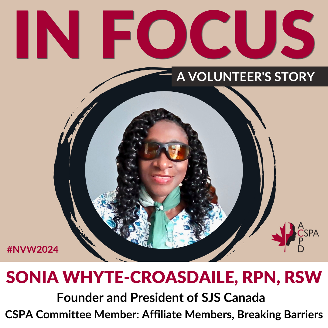 Sonia Whyte-Croasdaile volunteer profile at CSPA